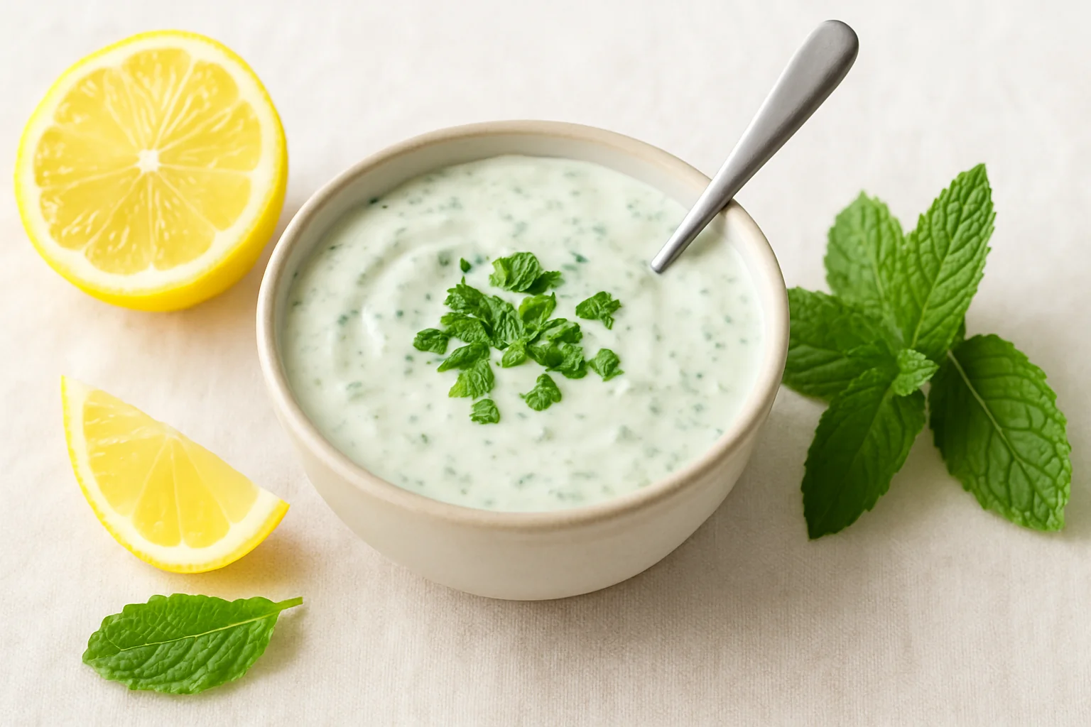 Refreshing Mint Yogurt Sauce