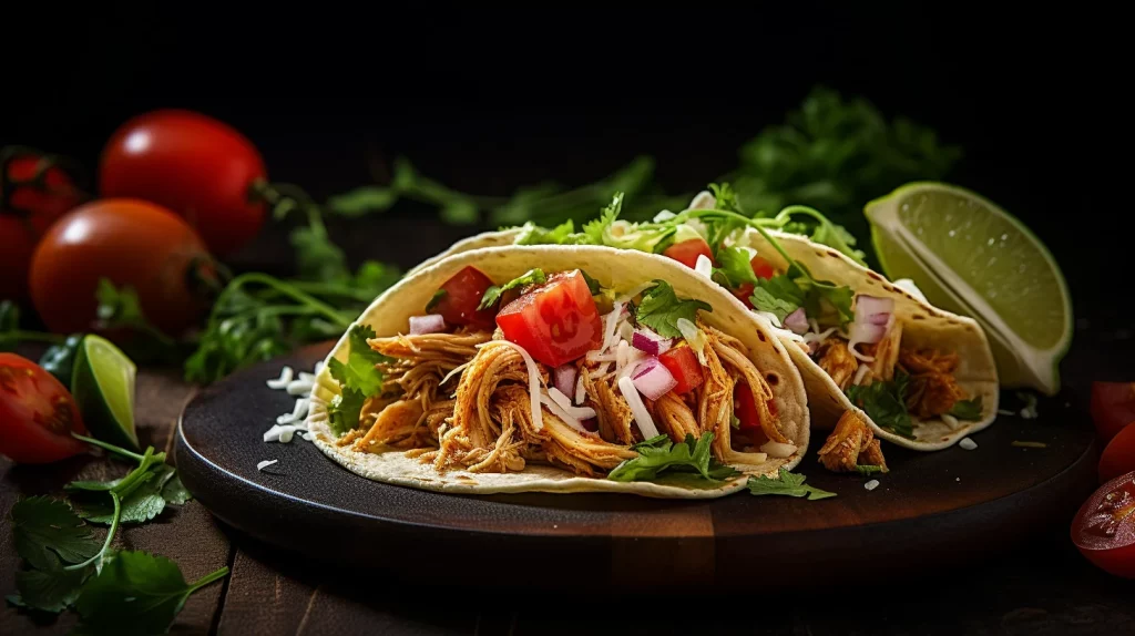 Slow Cooker Cilantro Lime Chicken Taco